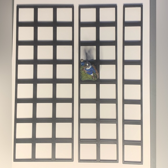 Pack of 2 8 Rank Movement Tray 20mm to 25mm conversion Warhammer Wargames - Picture 7 of 16